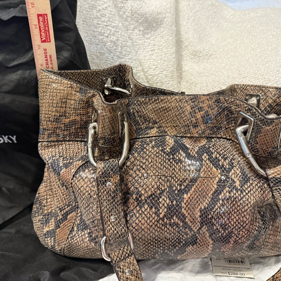 Makowsky Snake Print Bag. - Picture 3 of 6